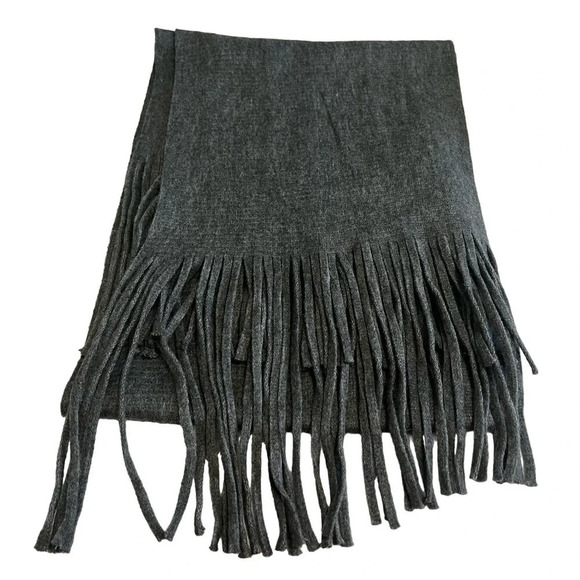 Lucky Brand NWT 62x15 Scarf Dark Gray - Picture 1 of 6